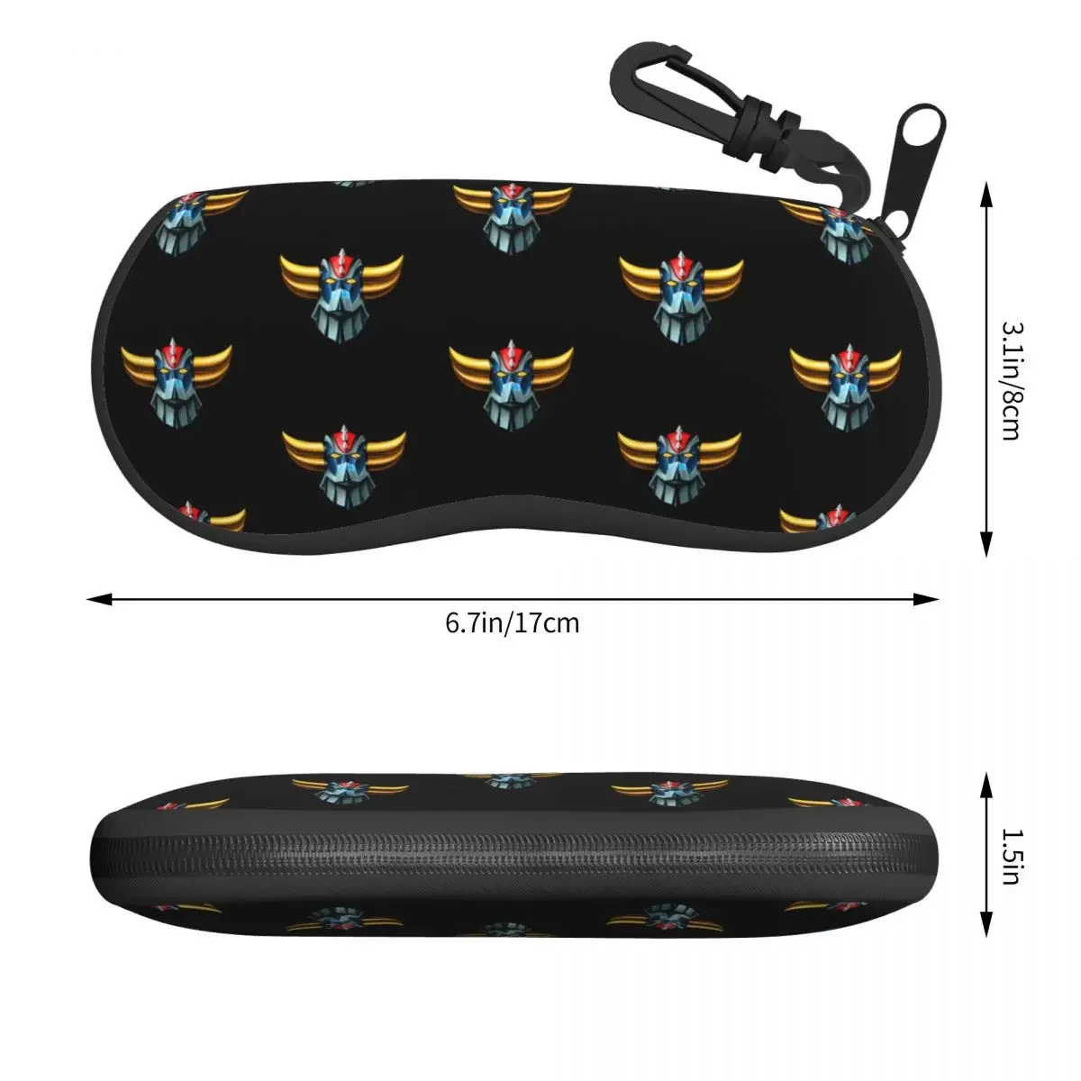 UFO Robot Grendizer Goldorak Shell Eyeglasses Case Men Women Cool  Z Glasses  Sunglasses Box Pouch