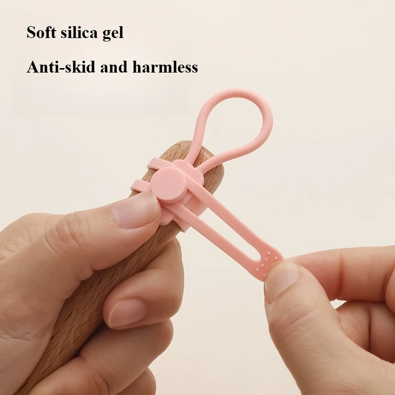 Silicone Hanging Loop Hook Bundling Strap, Multi‑Purpose Storage Organizer for Kitchen and Household Cleaning Tools
