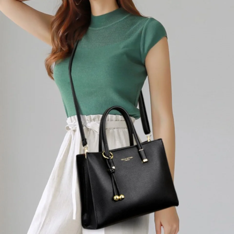 

Натуральная брендовая кожаная сумка через плечо высшего качества для женщин, роскошные сумки, женские сумки, дизайнерская большая вместительная сумка