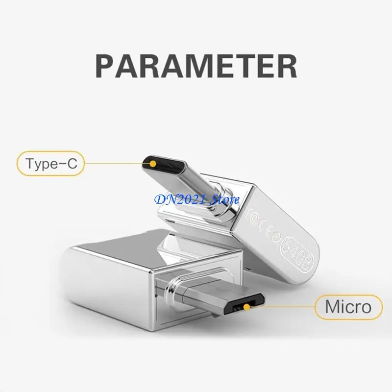 F3KE Portable Mini Pendrive USB C Flash Drive 32GB 64GB Pendrive Type-C U Disk for Smart Phone Pad Micro