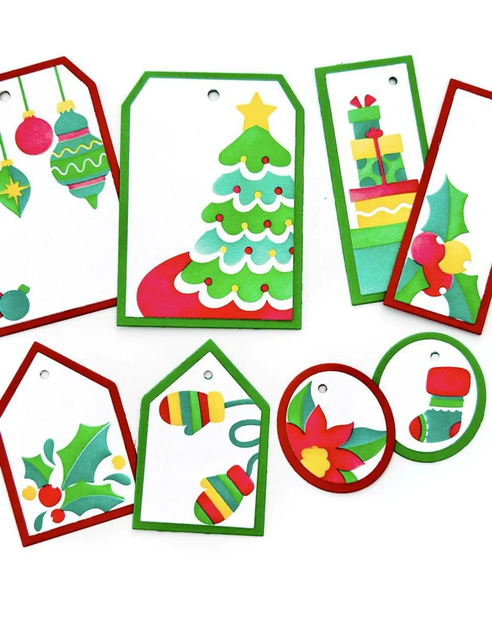 علامات بسيطة عيد الميلاد 2025 جديد يموت سجل القصاصات مذكرات الديكور قالب النقش الاستنسل DIY بها بنفسك بطاقات المعايدة اليدوية