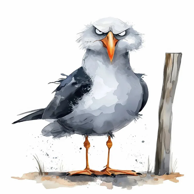 

Cute Seagull Toilet Stickers, Bright Wall for Home, Cabinet, Door,Decoration, Vinyl Car Decals, Art Wallpaper