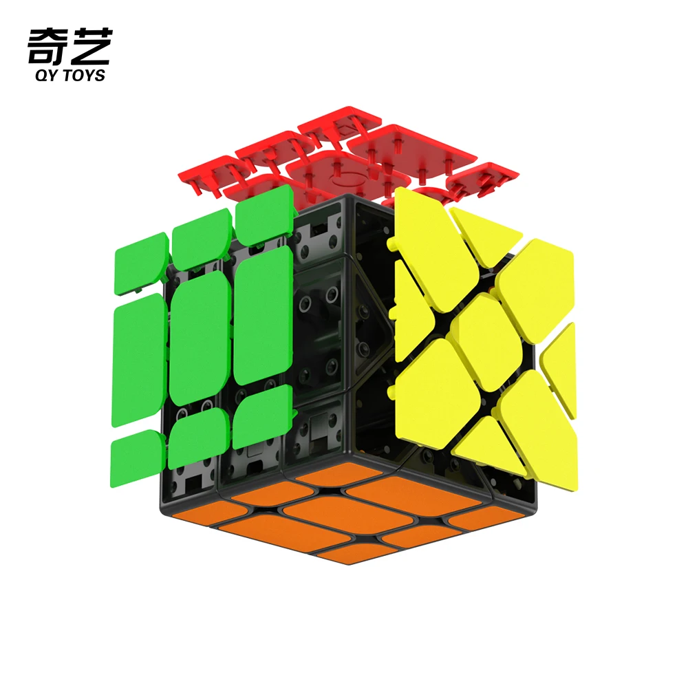 QiYi Fisher Cube Speeding Cube Professional Fidget ของเล่น Cubo Magico ปริศนาของเล่นเด็ก