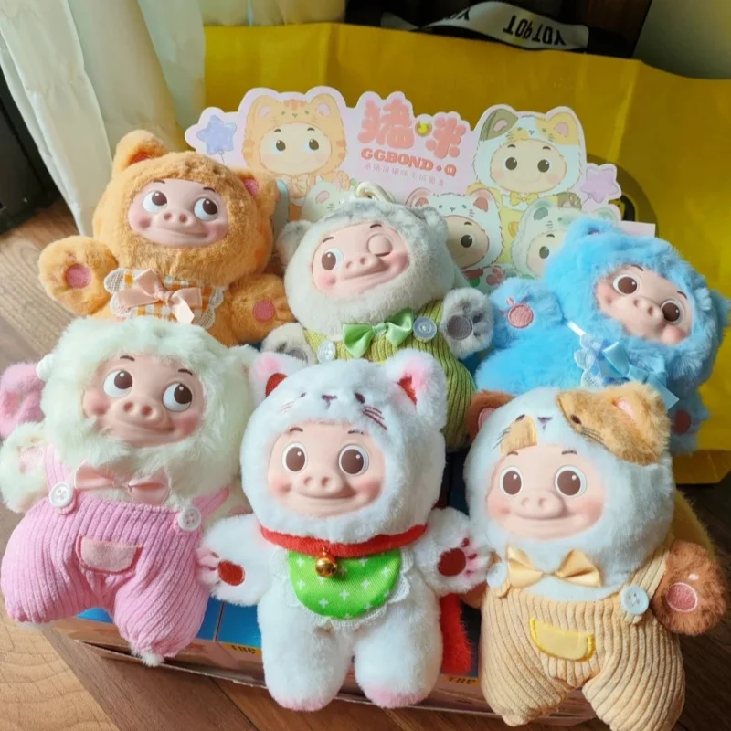 

In Stock Genuine Toptoy Ggbond Lulu Pig Hero Pig Vinyl Plush Blind Box Trendy Toy Kawaii Pig Figure Desk Deocr Birthday Gift