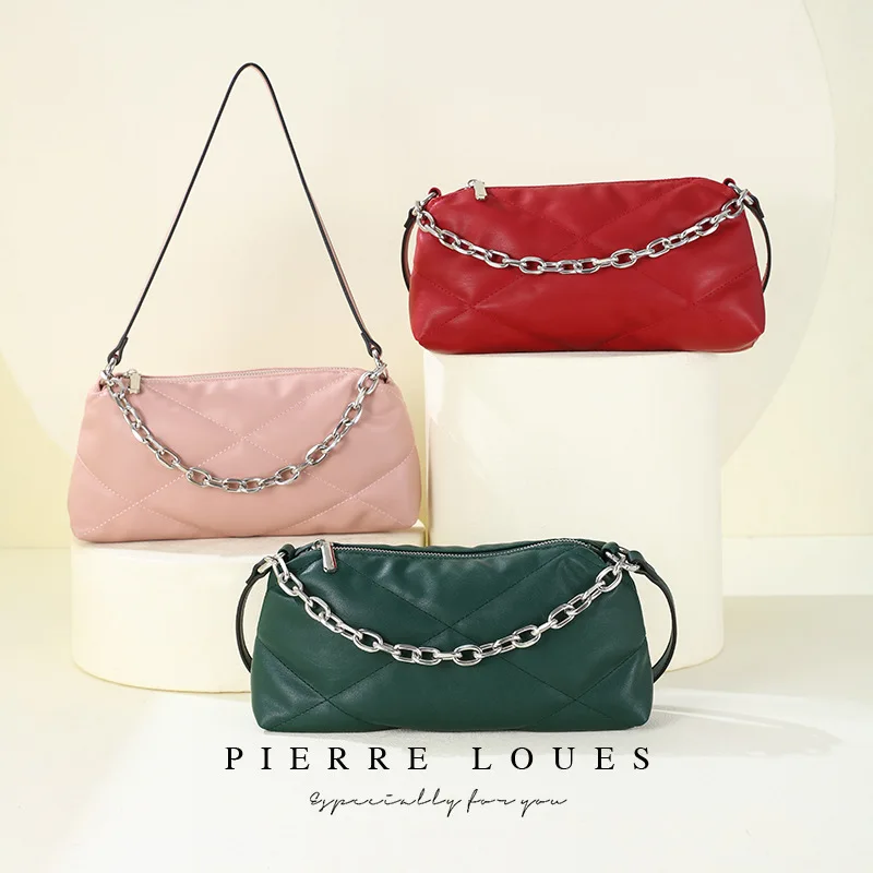 Pierre Louis 2023 Bag Fashionable Women's Underarm Shoulder Bag Large Capacity Advanced Phone Bag With Chain For Women Mini Bag