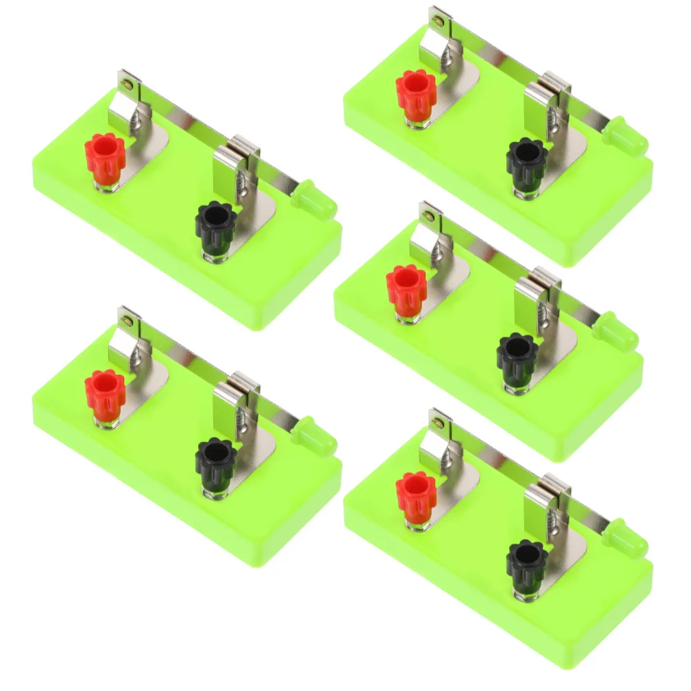 

5Pcs Spst Switches Single Throw for Physics Labs Stable Operation Visualization Electrical Principle Learning Tool