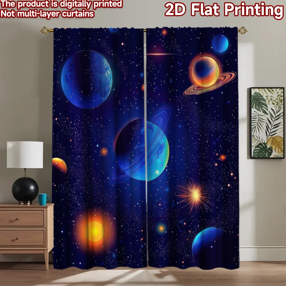 

1pc 2D flat Photography Backdrop Background Banner Colorful Cosmic Universe 100% Polyester Family Party Decoration Perfect for