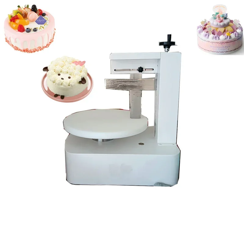 Electric 4-12 Inch Birthday Cake Cream Jam Smearing Machine Automatic Cake Polishing Helper Labor-saving Equipment