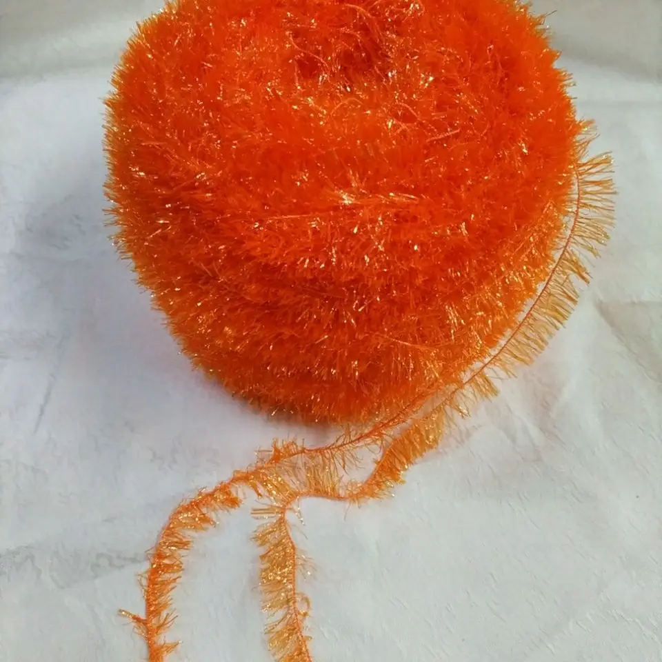 Flashing Shiny Glass Silk Glitter Yarn, Yarn Threads, Crocheted Sweater Bag, Mix and Match Wool Yarn, Bulky, 500Grams