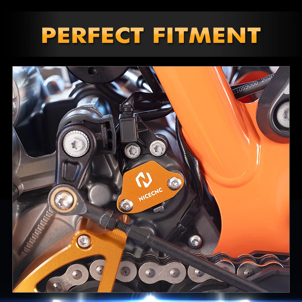 ل KTM 790 890 Duke Adventure R/S NICECNC سلسلة Guaud غطاء الاستشعار 790 ADV/R/S 19-23 890 ADV/R/S 21-23 Husqvarna Norden 901 22