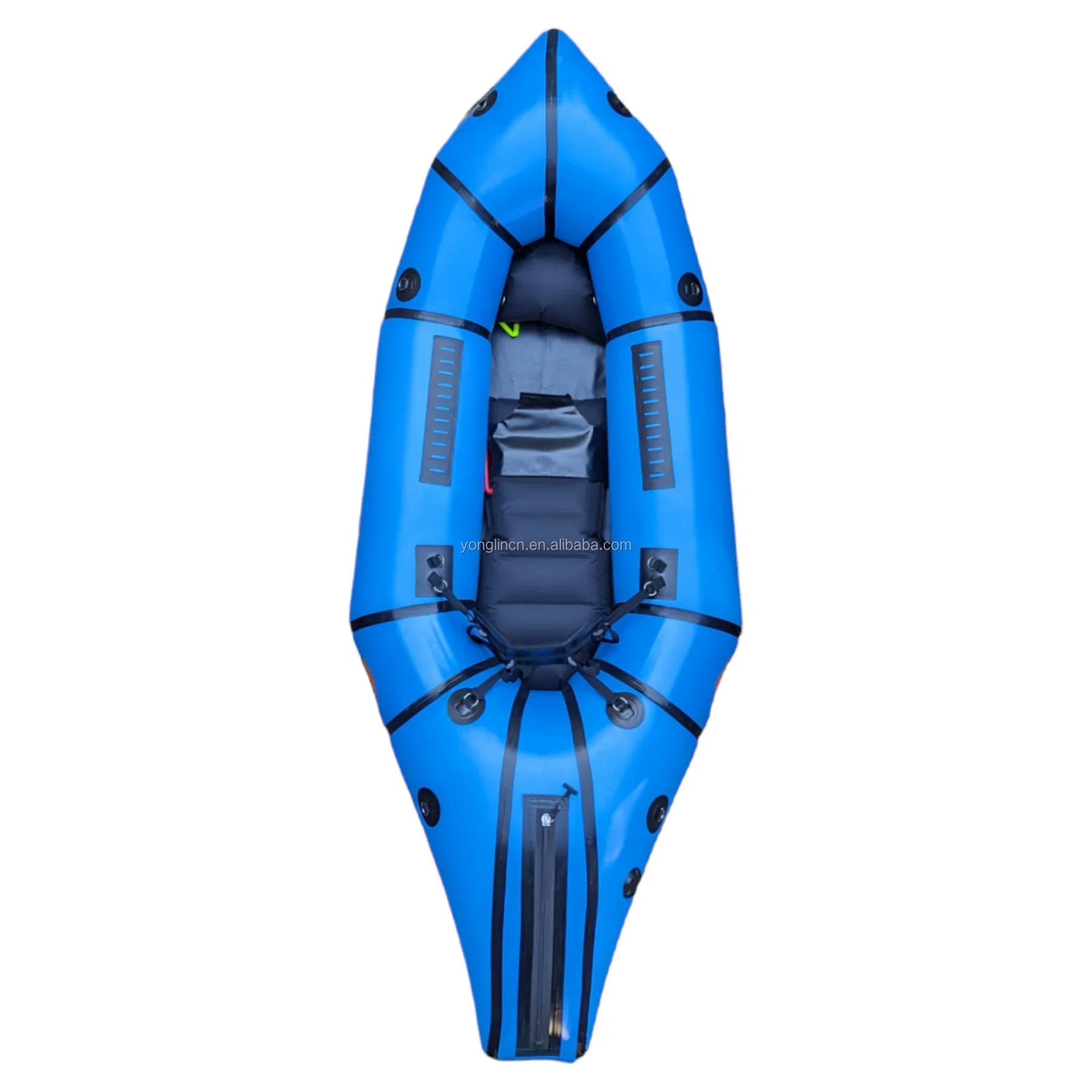Hot Sale 210D Packraft Inflatable Packraft TPU Ultralight Packraft With Foor Rest