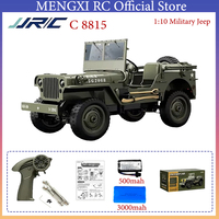 JJRC C8815 Rc Car 1941 JEEP WILLYS 2.4g 4wd RTR Crawler Climbing Scale Military Truck Offroad Vehicle Adult Toy Gift for Kids