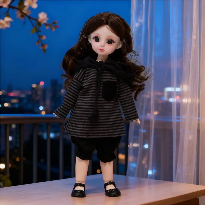 1/6 BJD poupée jouet à la mode jolie 30 cm ensemble de poupée multi-articulé mobile habiller bricolage poupée jouet enfants jouer maison jouet Collection cadeau