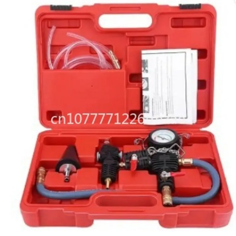 Car Water Tank Pressure Gauge Water Tank Leak Detector Coolant Antifreeze Vacuum Replacement Filler Tool