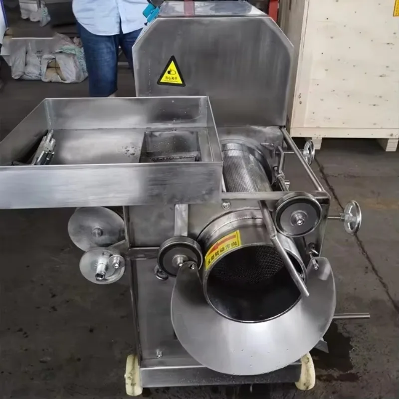 Fish Meat Process Machine Automatic Fish Bone Removal Machine Frozen Fish Bone Grinder