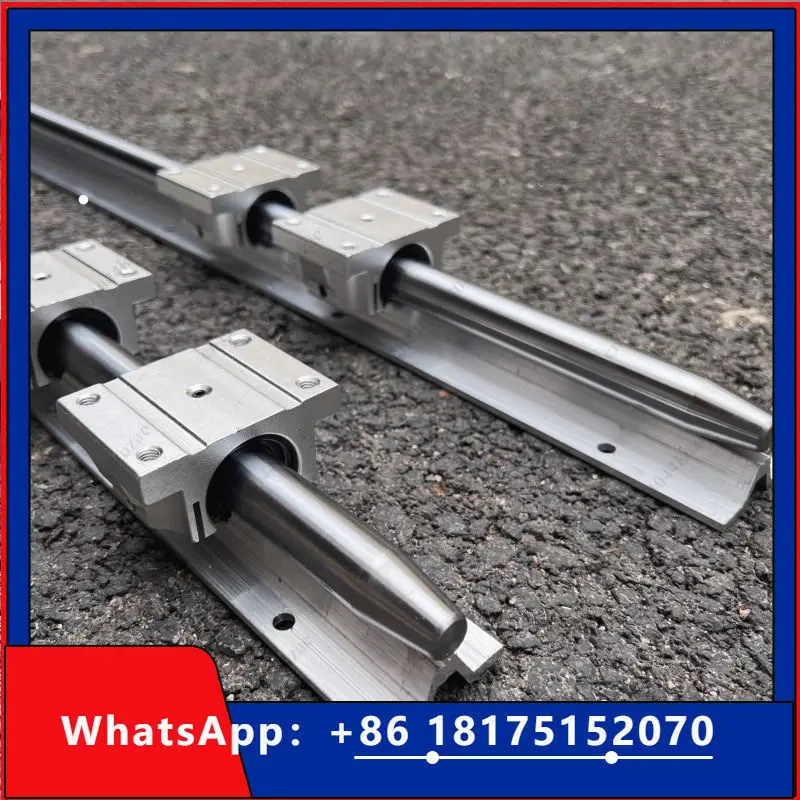 SBR Linear Guide Set - Cylindrical Optical Axis Slide Table, Load-Bearing Side-Mountable Guide Rail Slider
