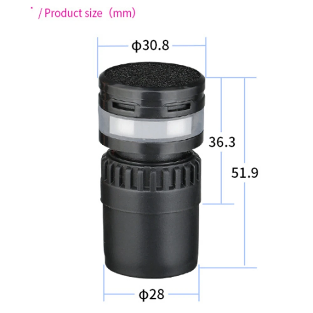 Cápsula de microfone, bobina móvel, cartucho central, microfone dinâmico com fio, sem fio, substituição, reparo para shure D-557N01R