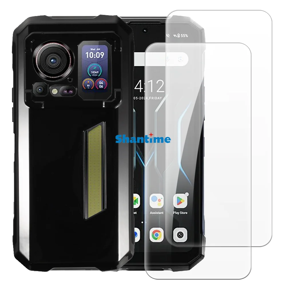 Miękkie etui + 2-pak ochraniaczy ekranu ze szkła hartowanego do ochrony całego ciała Hotwav Hyper 7 Pro 5G, odporne na wstrząsy — zdjęcie 3