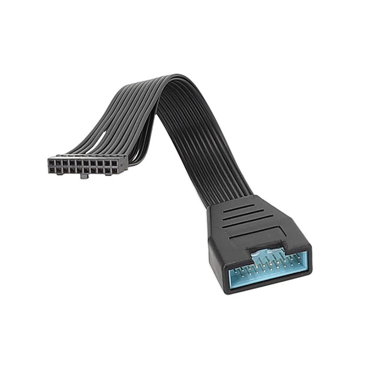 FZFZ 1 Uds placa base USB 3,0 20 pines hembra a USB 3,0 Cable de extensión macho de 20 pines para placa base-15cm