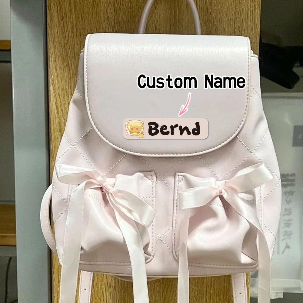 Autocollants personnalisés pour légumes, autocollants transparents imperméables pour enfants, étiquettes nominatives DIY pour bouteilles scolaires, boîtes à crayons, mugs, uniformes