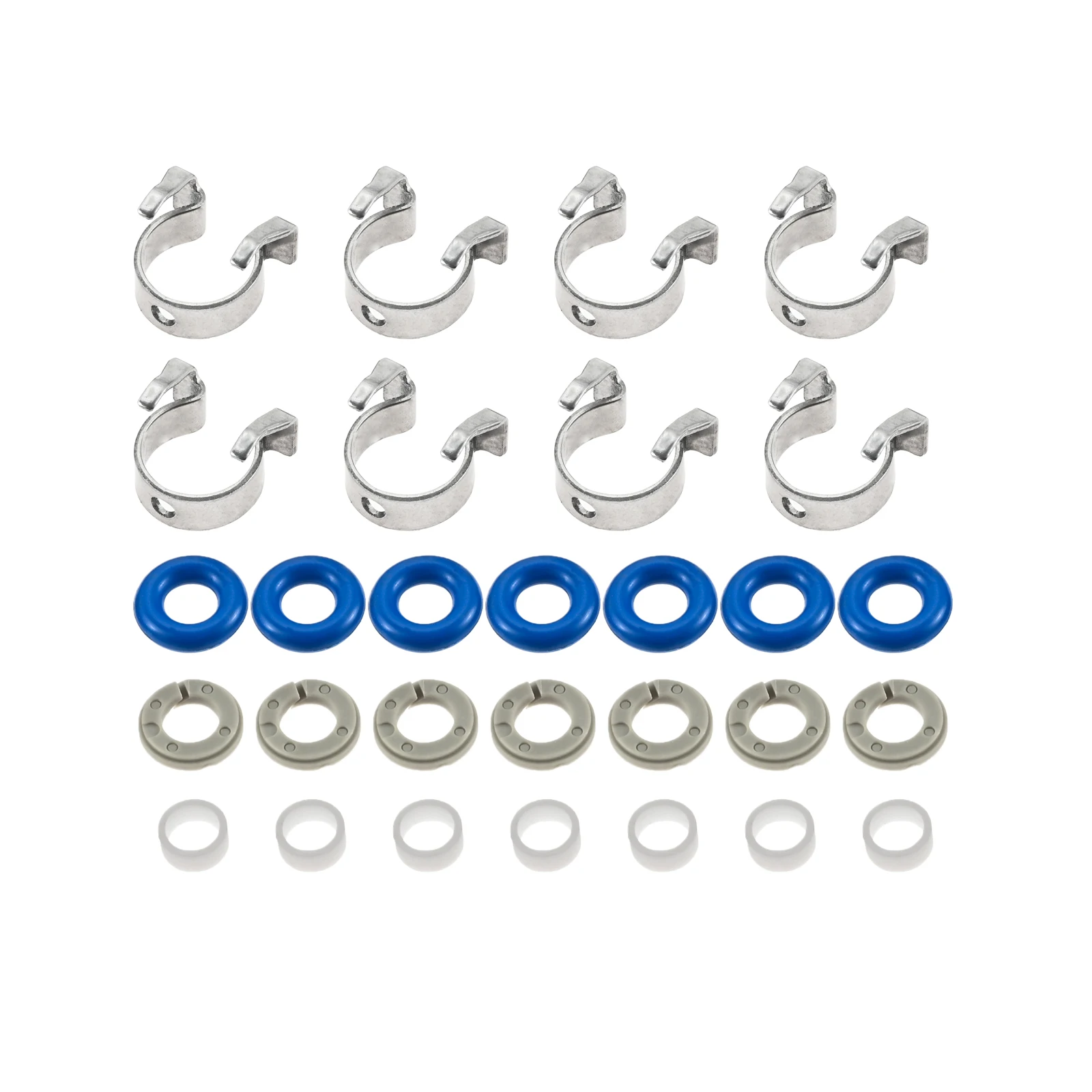 

8 Sets 0261500105 Fuel Injectors Seals Repair Kit Fit For Jaguar 5.0L V8 For Range Rover 5.0L V8 Replacement Part 0261500159