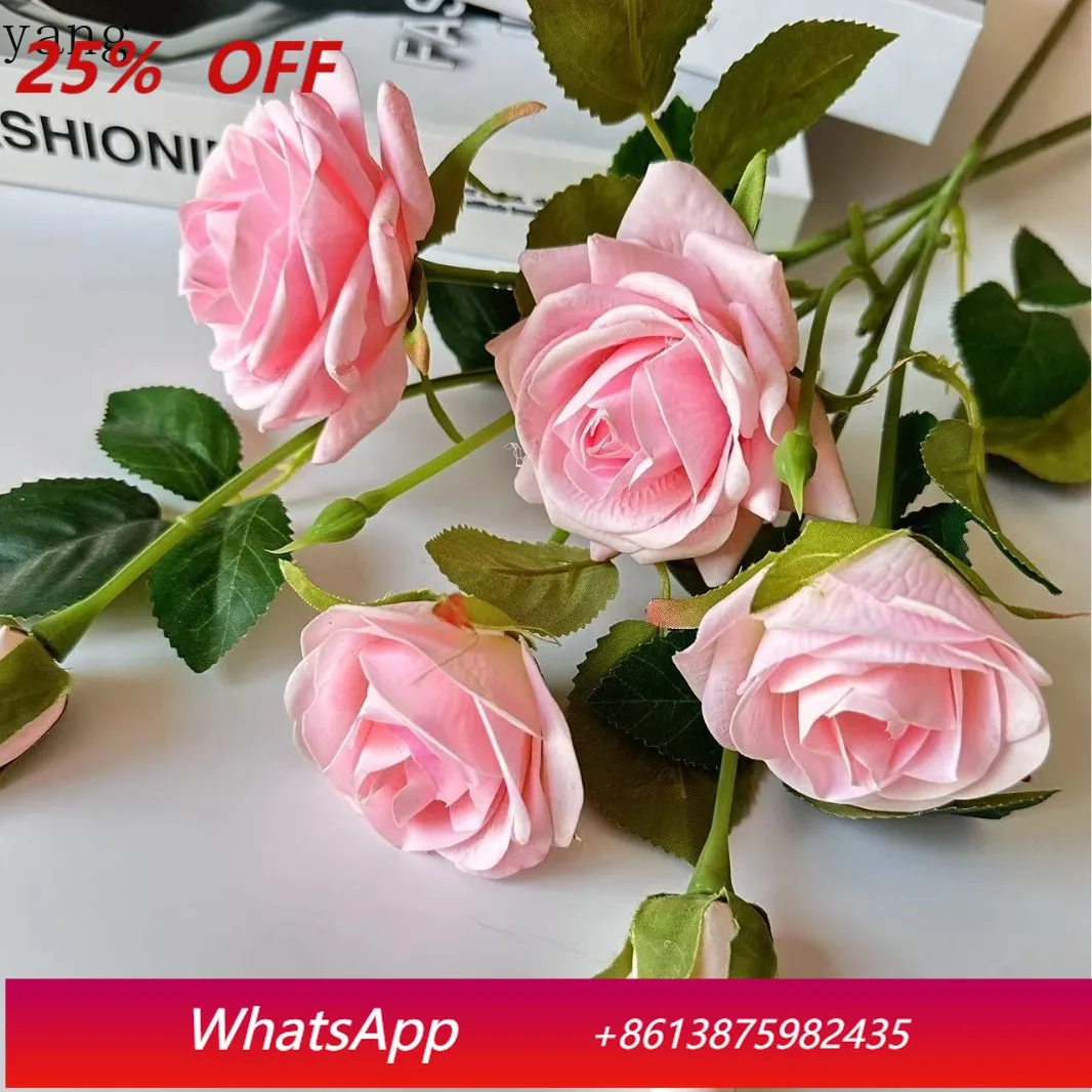 

CX feel moisturizing series rose artificial flower hotel artificial flower wedding hall decorative flower