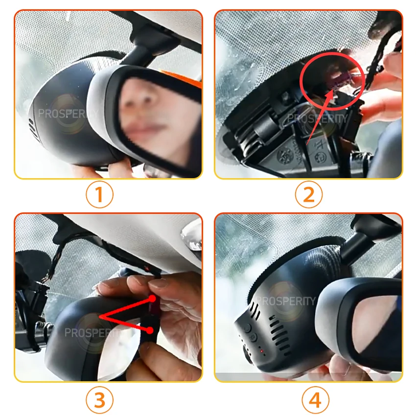 Plug and play Dashcam For BMW MINI Countryman Cooper S F56 One 2013-2022 Dash Cam UHD 2160P Car Video Recorder DVR Night Vision