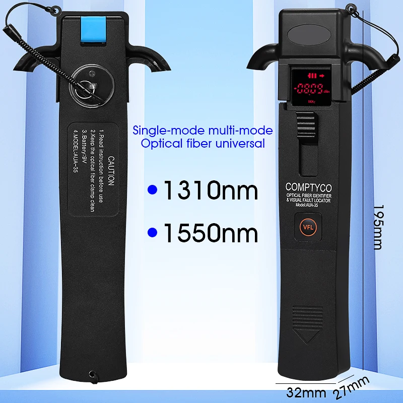 AAA+ AUA-35/40 Optical Fiber Identifier and 10MW VFL + LED light Fiber Identifier Detector