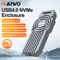 MAIWO 40Gbps External Hard Driver M.2 NVMe SSD Enclosure M2 To Type-c 4.0 Solid State Drive Case Compatible with Thunderbolt 4/3