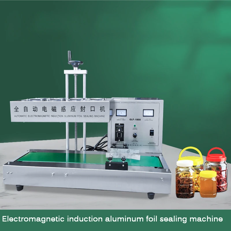 

Automatic Continuous Electromagnetic Sealing Machine Induction Aluminum Foil Packing Machine Plastic Glass Bottle Cap Sealer