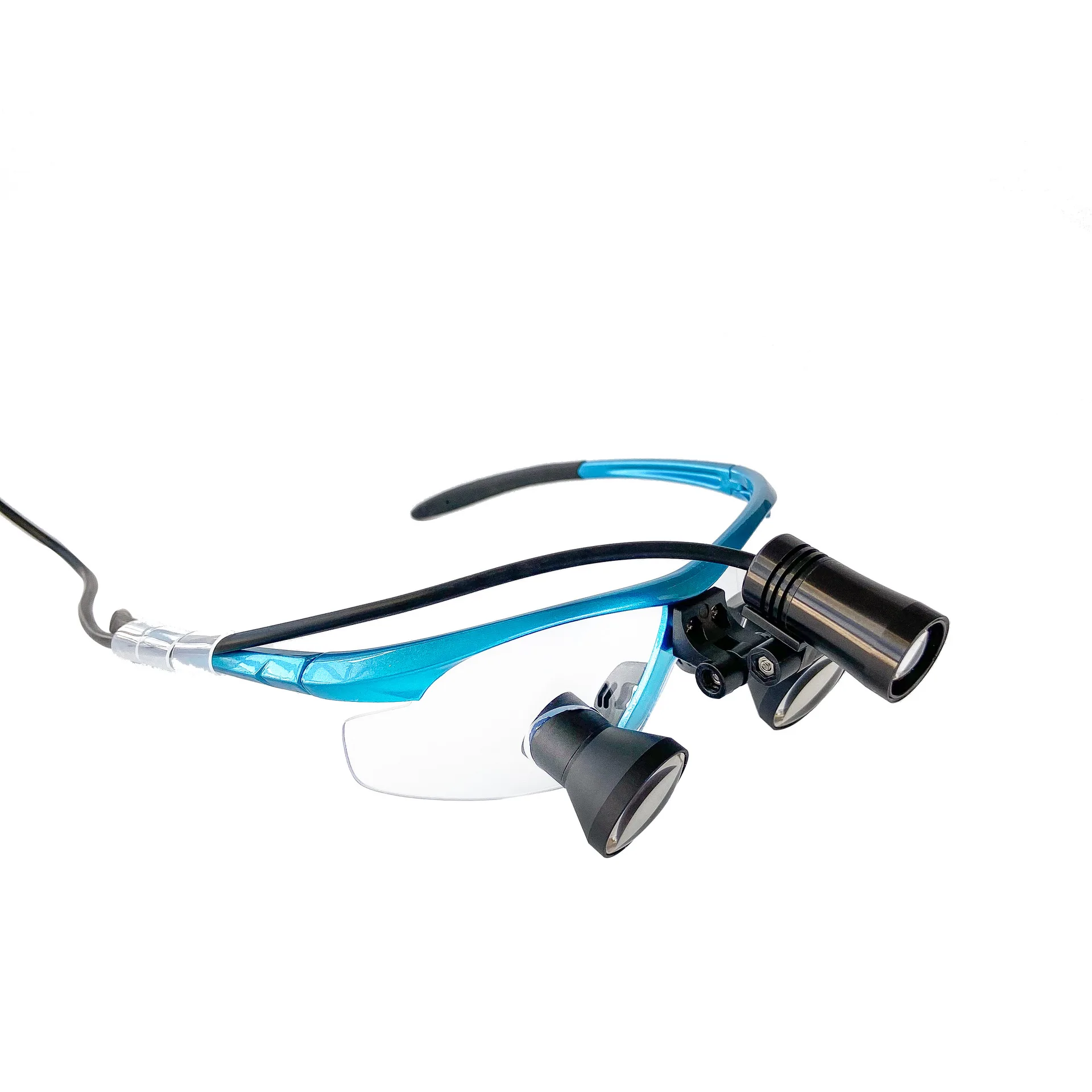 

Glasses type Embedded TTL 3.0X dental magnifying lamp surgery medical myopia magnifying glass with 85000LUX headlight