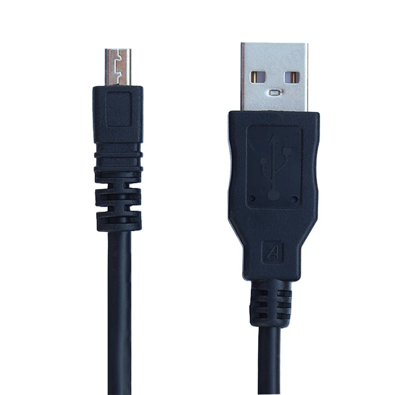 UC-E6 Data Cable Digital Camera USB Mini 8 Pin Universal For Nikon Fuji Panasonic Olympus Sony With Magnetic Ring