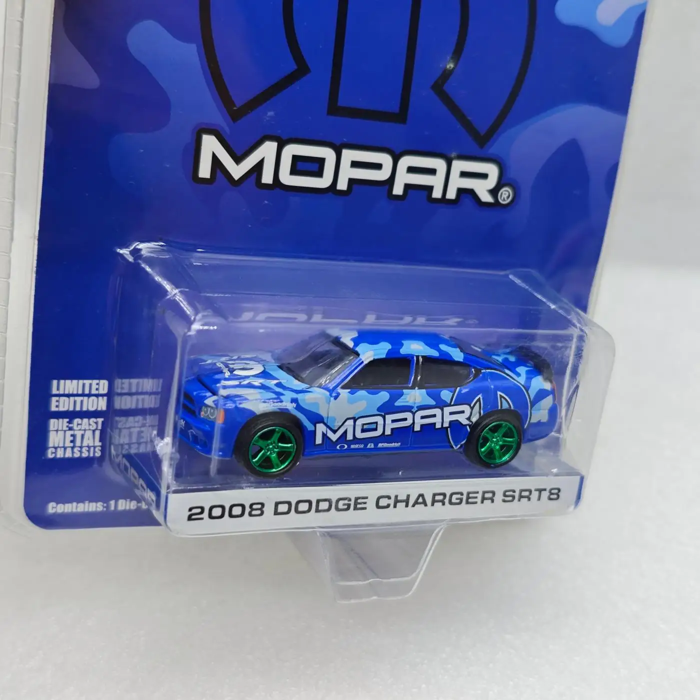 GreenLight 1:64 2008 Charger SRT8 Alloy Mini Car Model Simulation Collection Display Toy Gift