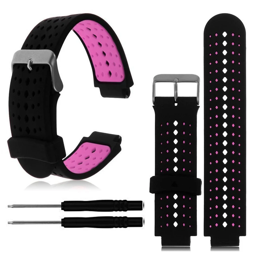 Silicone Strap For Garmin Forerunner 235/220/230/620/630/735XT Watch Band