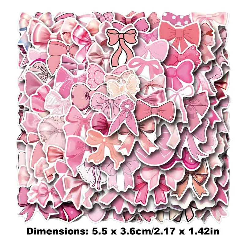 ملصقات مقاومة للماء للوح التزلج ، ملصقات وردية ، شارات ، جمالية ، لزجاجة المياه ، لابتوب ، 110x