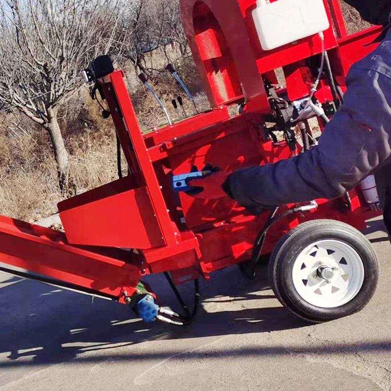 27HP Gasoline Wood Chipper Automatic Firewood Splitter Processor EPA Approved Petrol LOG Splitter Fire Wood Cutting Machine