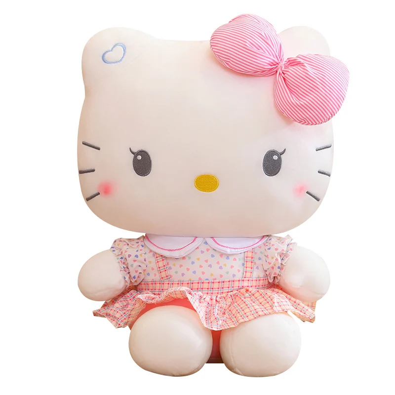 20cm Sanrio Hello Kitty Anime Kuromi My Melody Plush Hello Kitty Stuffed Toys Soft Pillow Plushies Doll Birthday Gifts For Girl