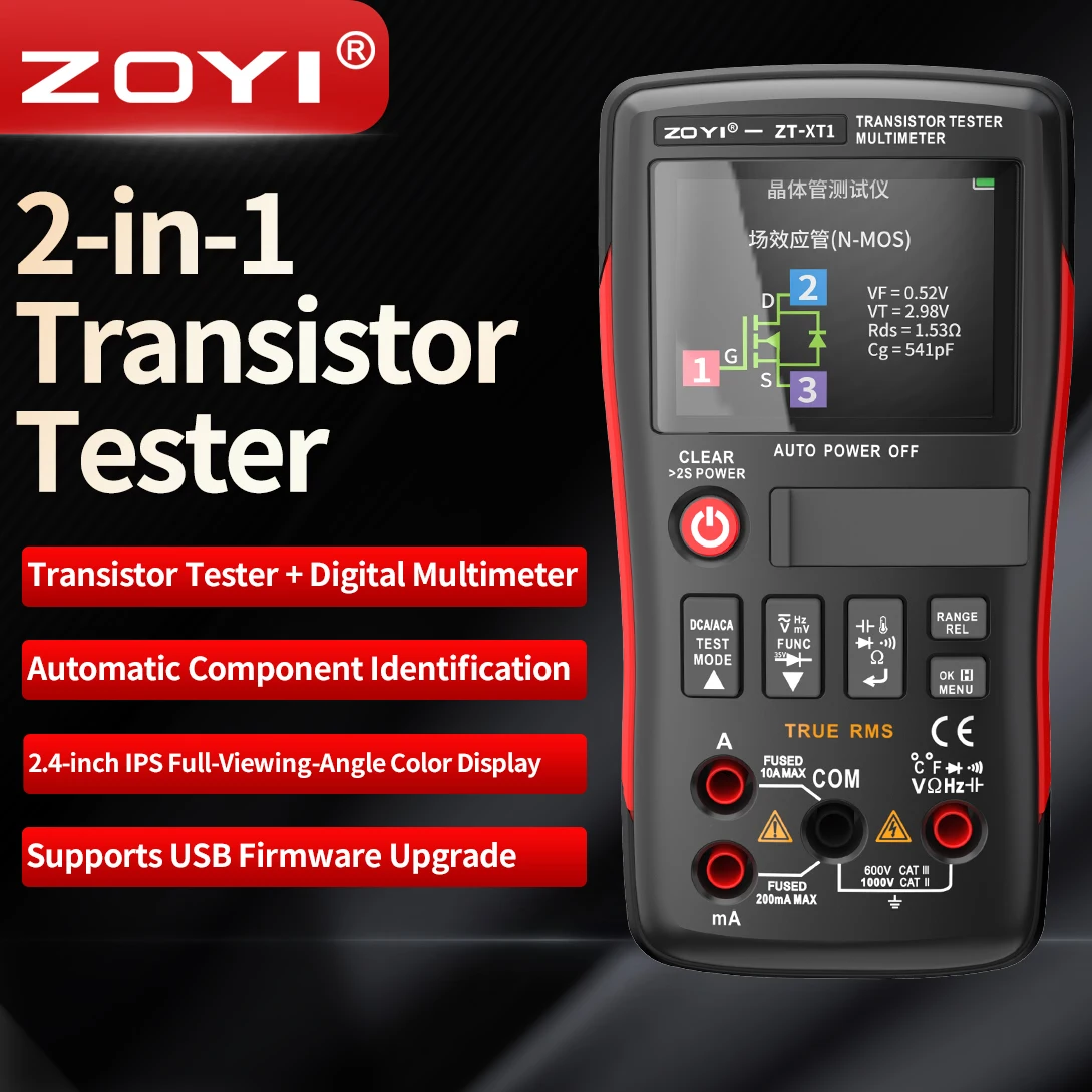 Zoyi ZT-XT1 2-In-1 …