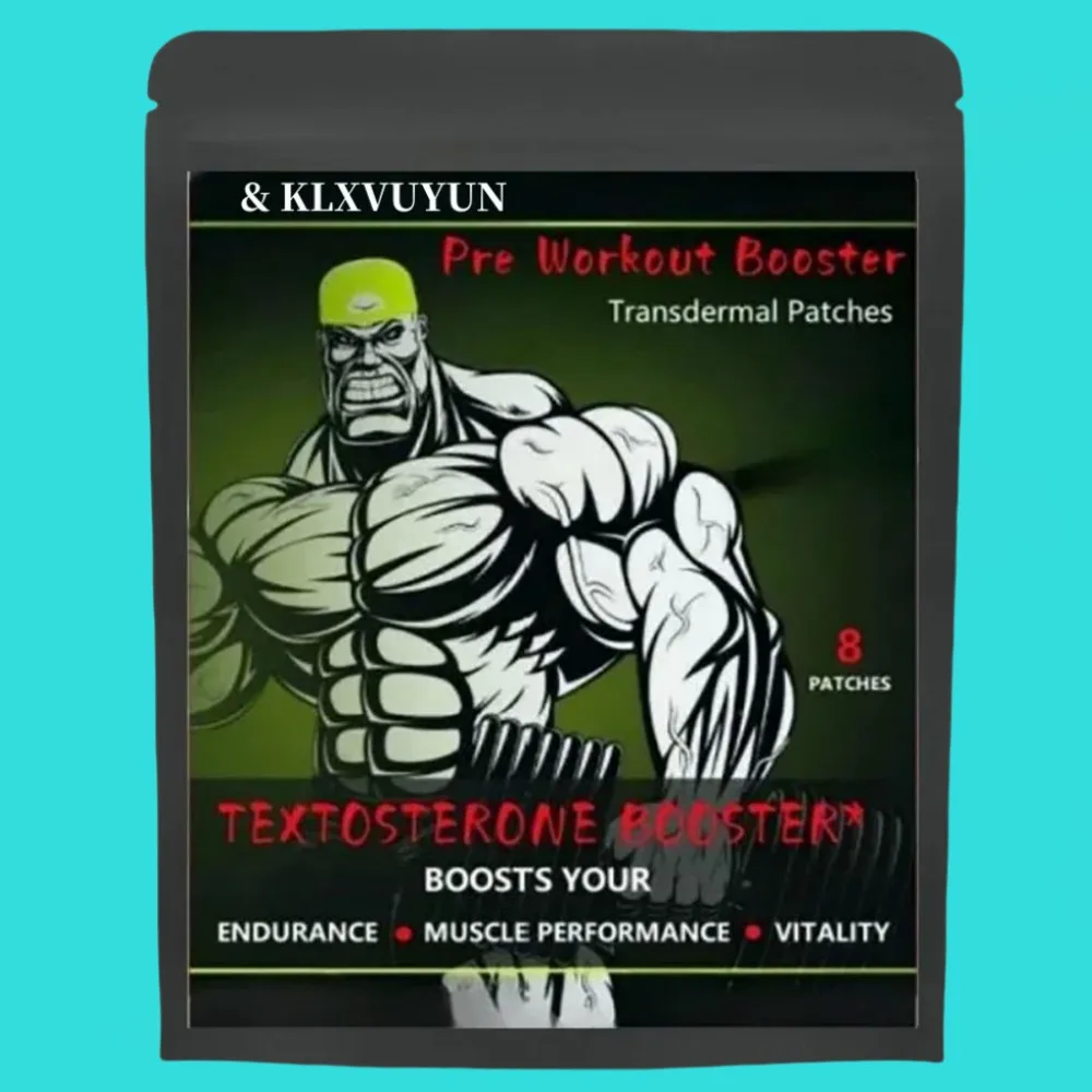 Pre Workout Booster Pump Testo Muscle Building Extremely Fast. Transdermal Patches. Patches Made In Usa