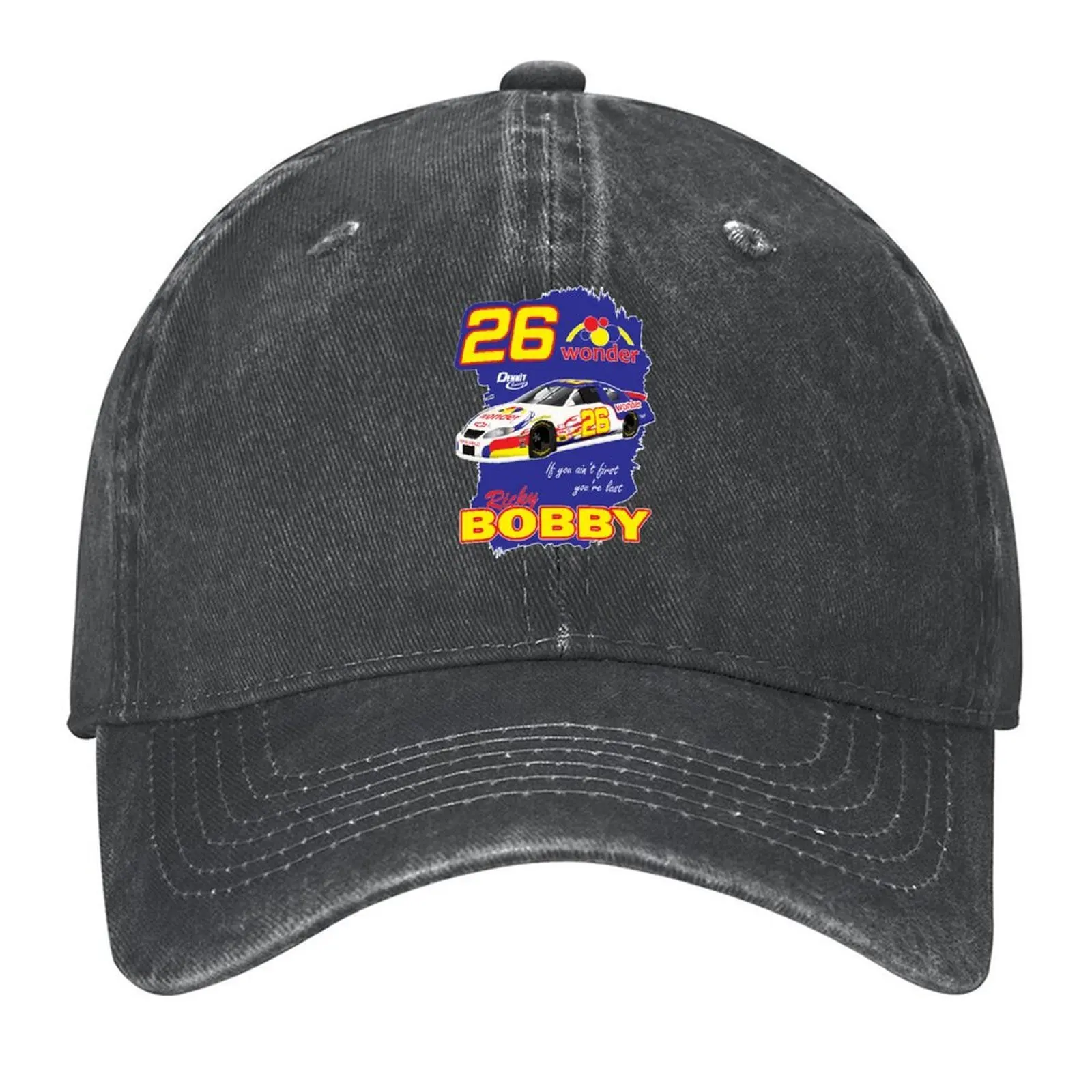

Ricky Bobby If you ain_t first you_re last Baseball Cap Luxury Man Hat fashionable derby hat cute Women's Men's