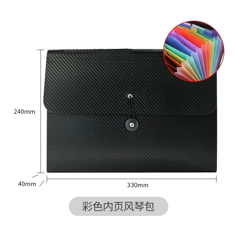 

2026 Top Quality 13Pockets A4 Expanding File Folder Portable Accordion Document Organizer School Office Paper Storage Folder