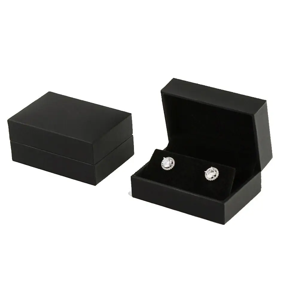 Gift Boxes Travel Solid Color Earrings Jewelry Storage Cufflinks Storage Box Jewelry Display Case Earring Packaging Box