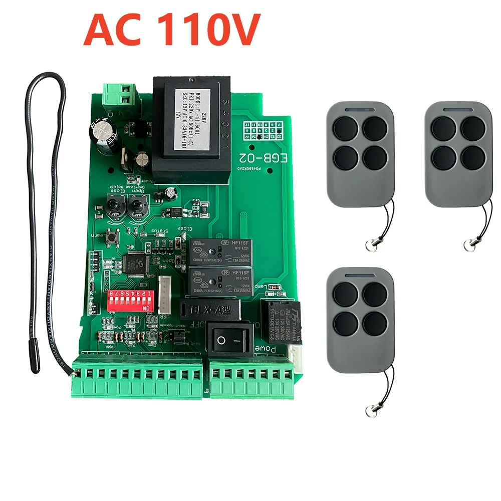 Universal AC110/220V Electric Sliding Gate Opener Control Board Automatic Sliding Gate Door Motor Engine Controller PCB Panel