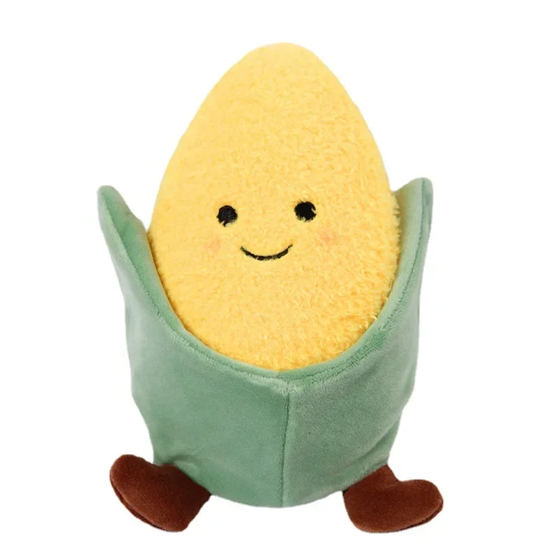 Stuffed Plant Plush Simulated Vegetable and Corn Plush Toys Farm Corn Style Comfortable and Soft Brithday Present for Friend