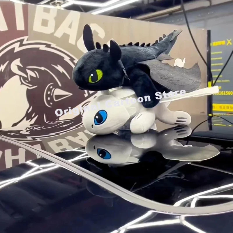 Dragão domador kawaii dos desenhos animados desdentado bebê carro telhado boneca bonito dos desenhos animados pingente de carro acessórios do carro capacete da motocicleta decorar