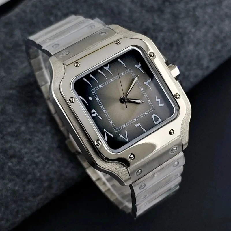 ساعة رجالية من أفضل العلامات التجارية الفاخرة NH35 ساعات آلية أوتوماتيكية زجاج الياقوت ساعة رجالية مضيئة