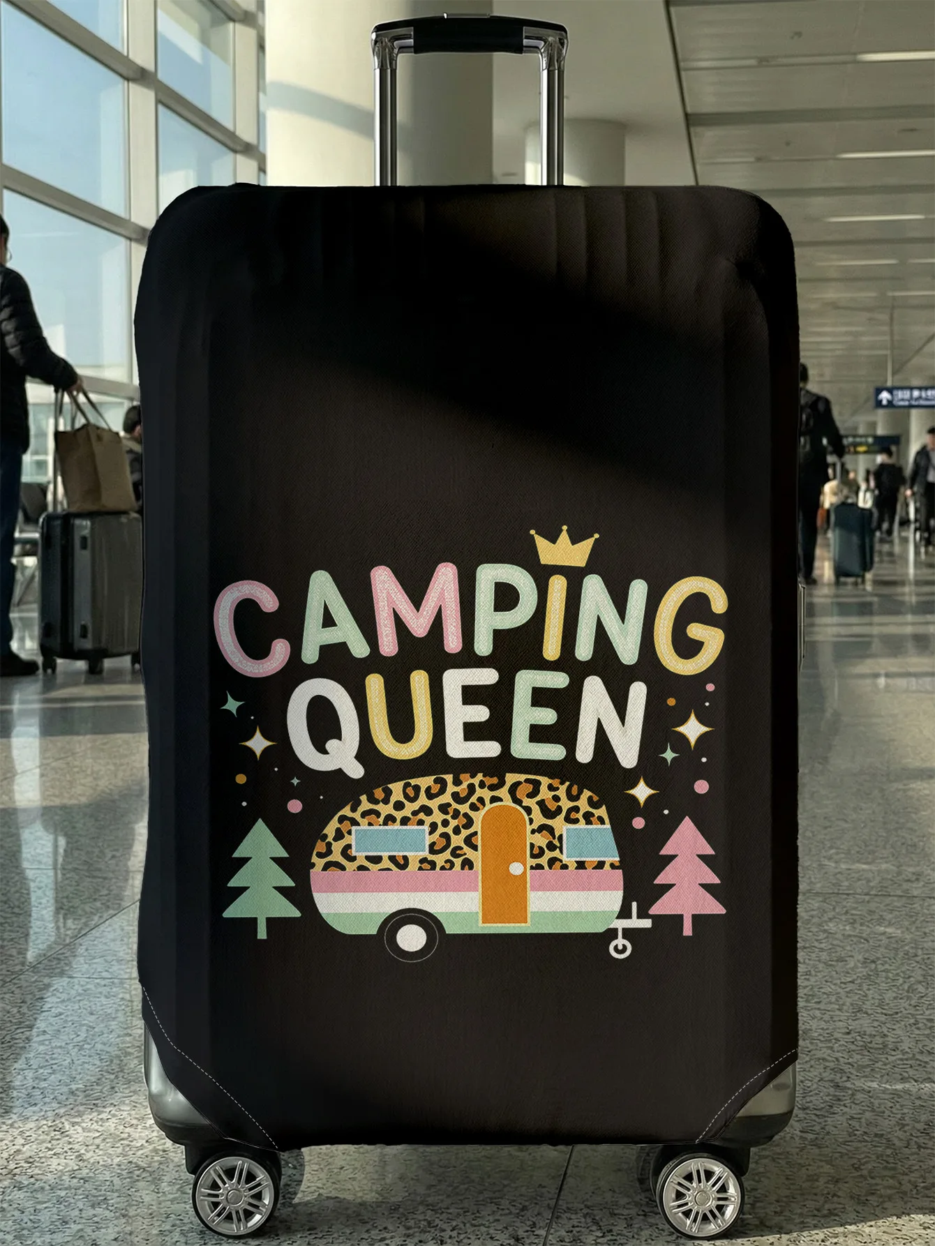 

Camping car luggage protection cover, suitable for 18-32 inch luggage covers, luggage handle gloves, travel accessories