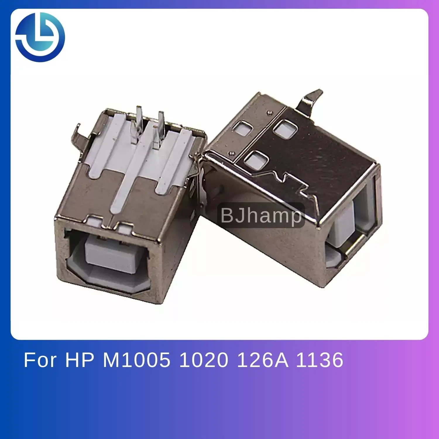 Conector de Interface de Dados USB para Impressora HP LaserJet Pro MFP M126A M1136 M1005 1020 Porta da Placa Principal