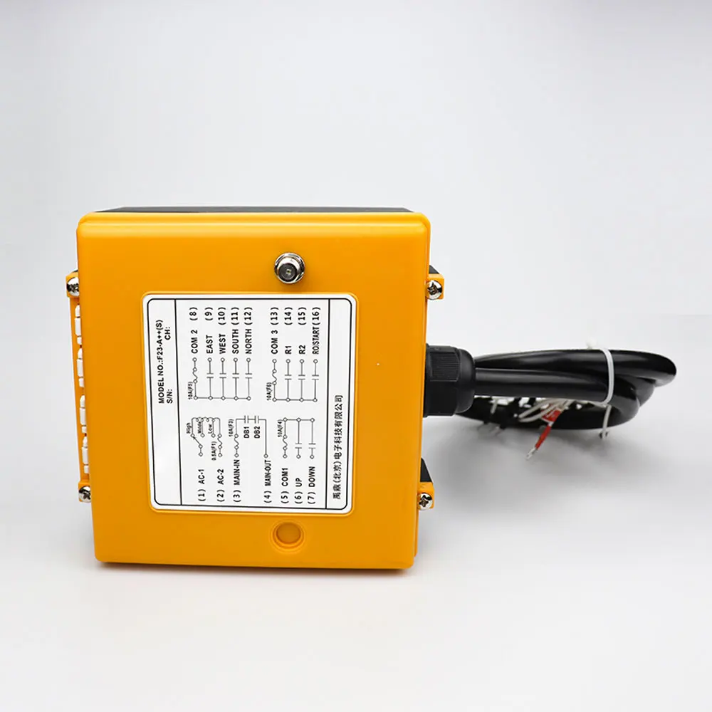 F23-A ++ ไร้สายรีโมทคอนโทรลอุตสาหกรรม One ส่งรับแบบพกพาเครื่องมือ RC สำหรับ Crane รอกไฟฟ้าเครนเครนเครน