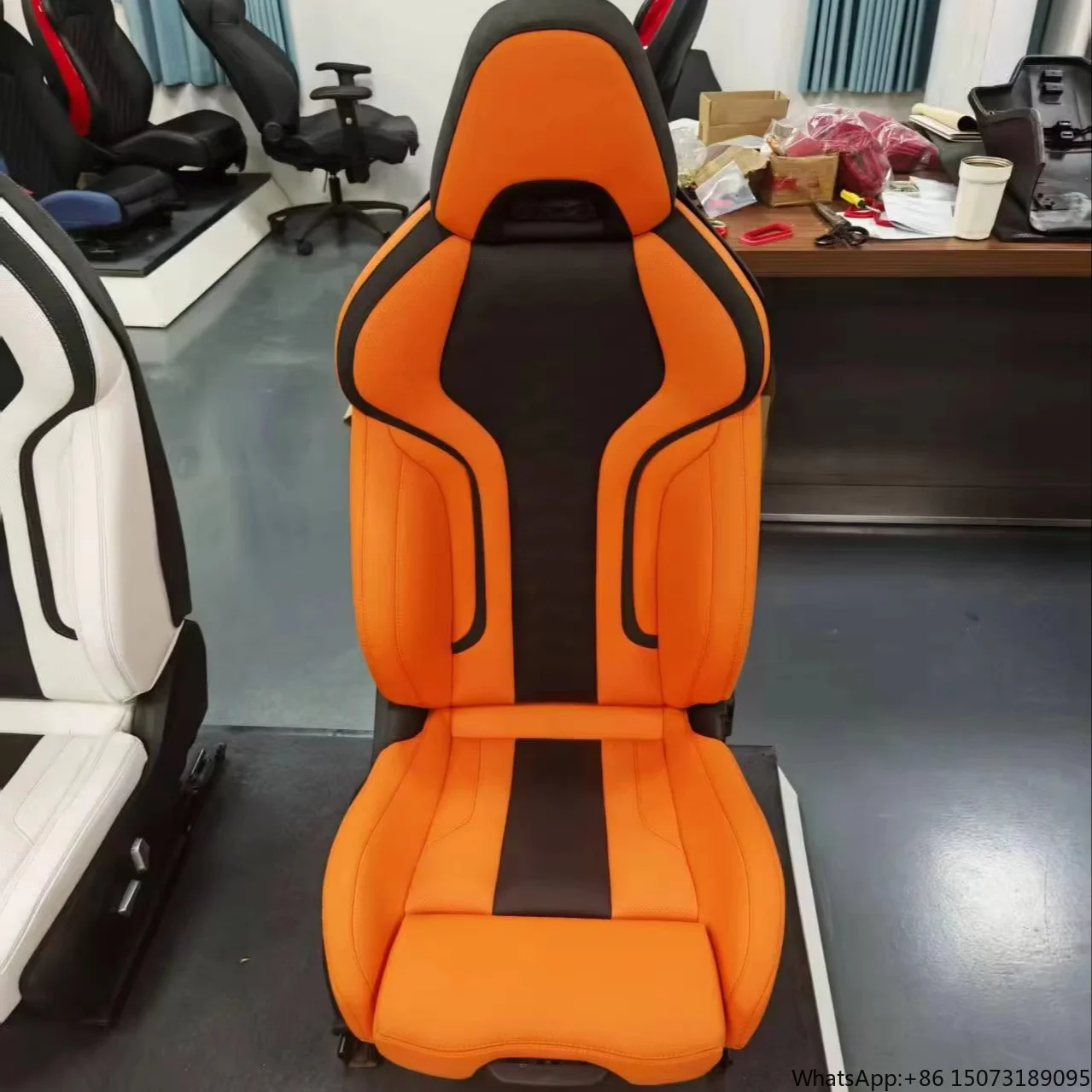 For  F30 F80 F10 M3 M5 X3 Sport Racing Bucket Seats Upgrade Customizable Leather Cover Sponge Interior Car Accessories